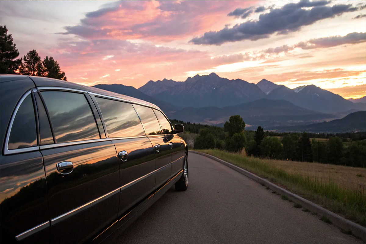 Frankfort to O'Hare Limo luxury sedan departing Frankfort Illinois