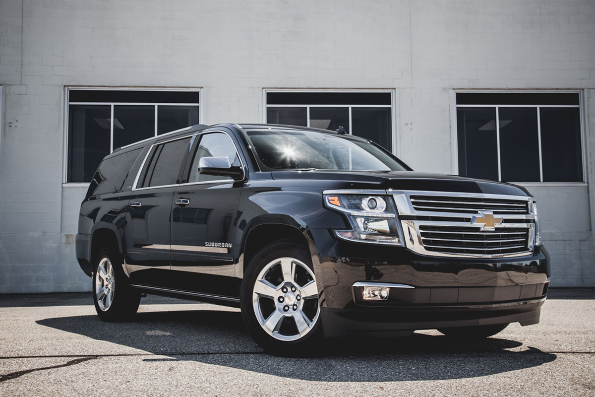 Homer Glen Limo Service executive SUV en route to O'Hare International Airport